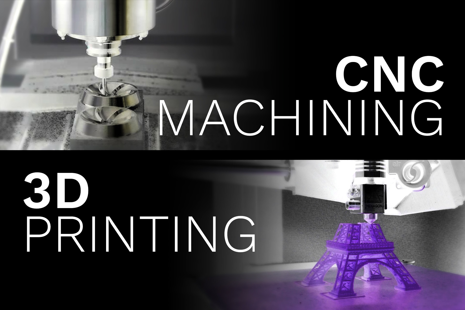 CNC Machines vs. 3D Printers