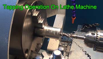 Tapping Operation On Lathe Machine
