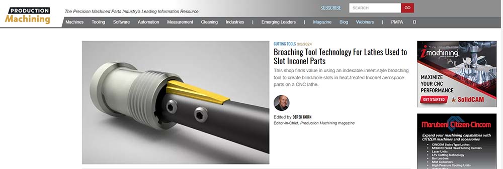 Product Machining Magazine