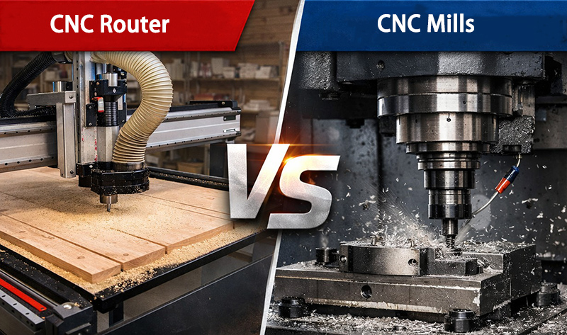 CNC Router vs CNC Mill CNC Router vs CNC Mill